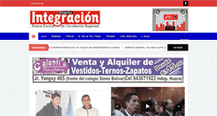 Desktop Screenshot of diariointegracion.com